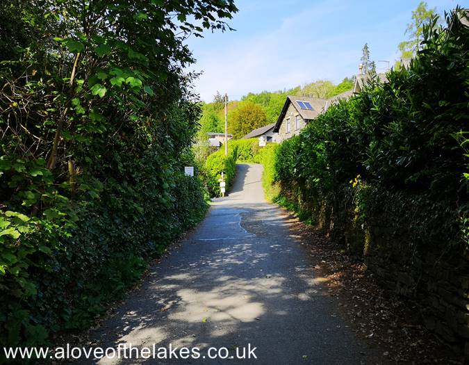 The tarmac path