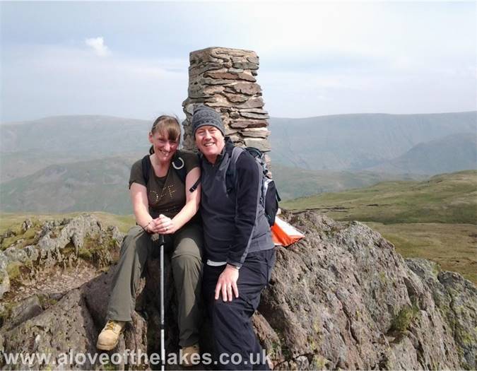 Sue and I on the summit