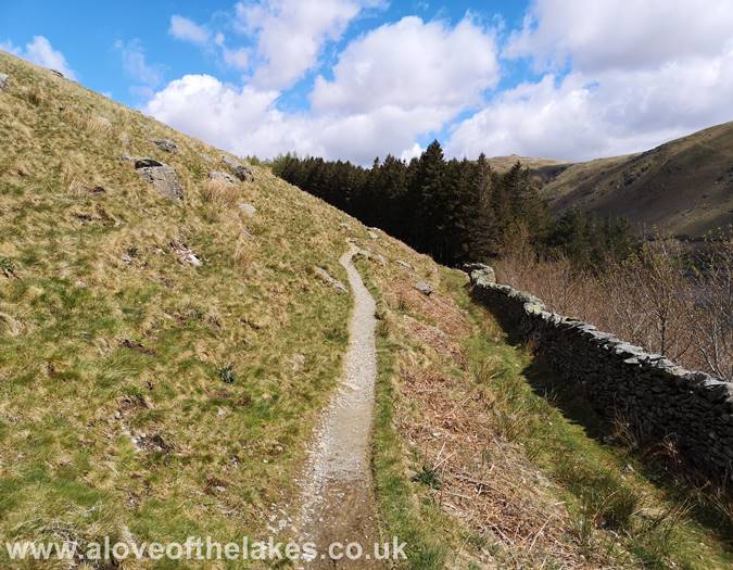 The start of the climb