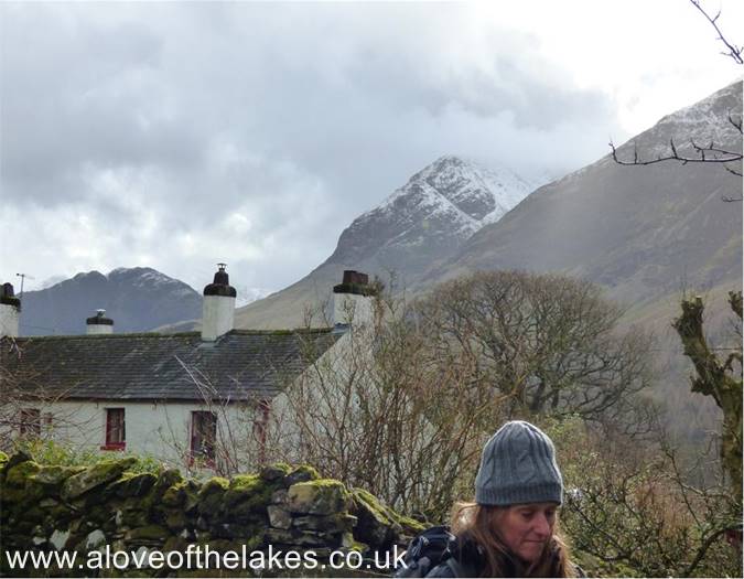 Looking towards High Crag and Haystacks