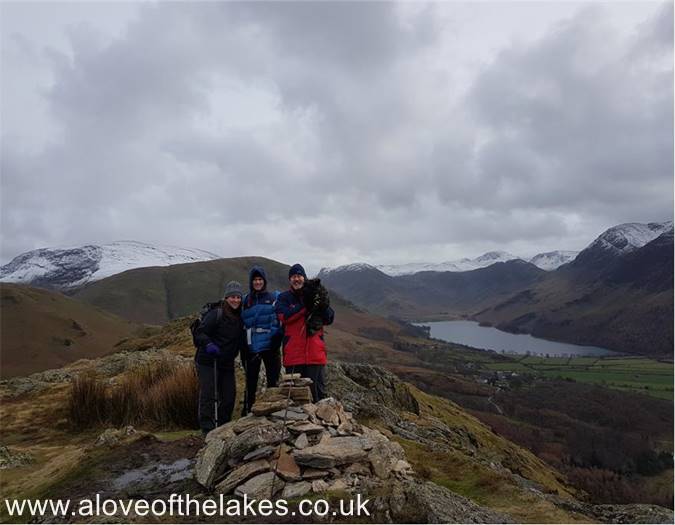 All four of us on the summit