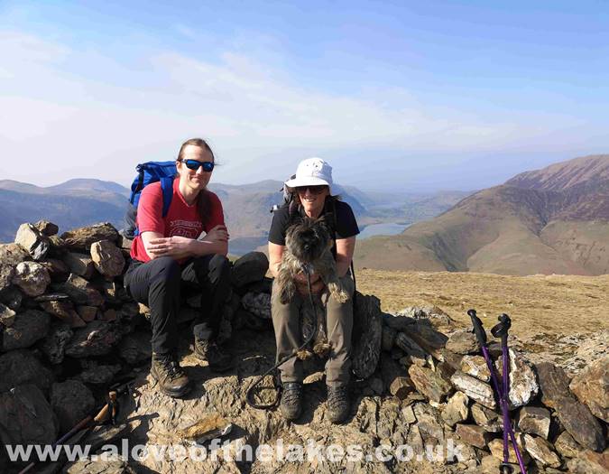 The summit shelter cairn