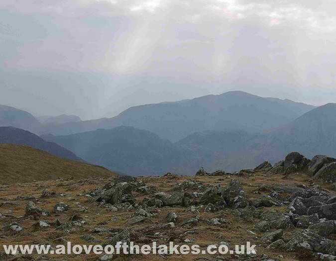 A view towards Haystacks and High Crag