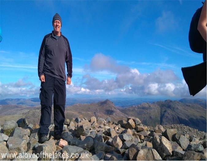 Me on the summit platform