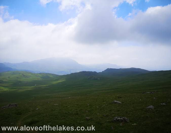 Looking back to Harter Fell
