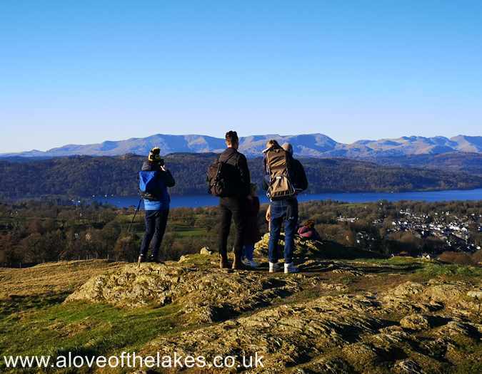 The flat featureleass summit of Schoolknott