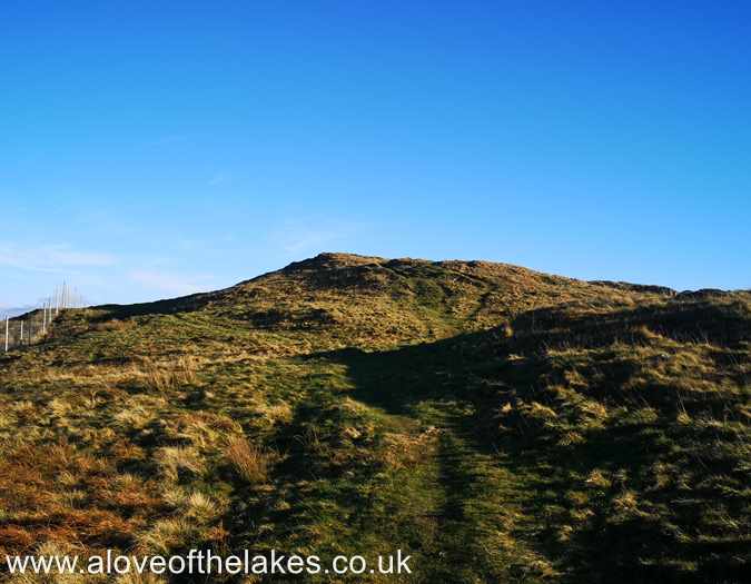 Approaching the summit of Grandsire