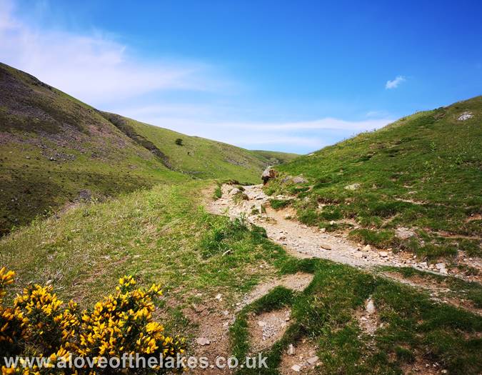 The steep climb