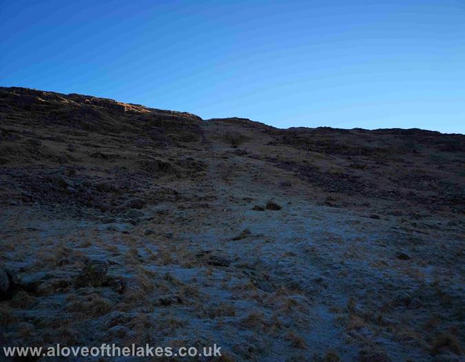 Heading for the ridge line