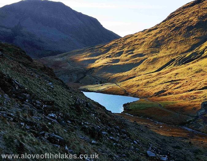 Looking towards Sty Head Tarn