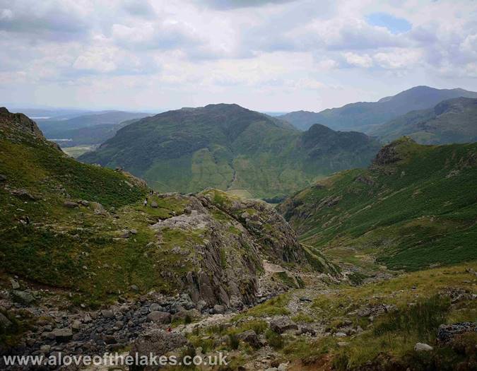 Looking across to Wetherlam