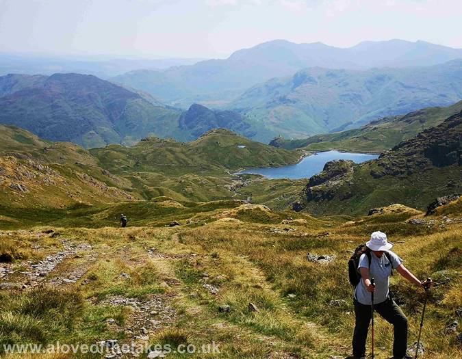 Tough climbing in the heat