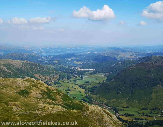 On the summit of Pavey Arc