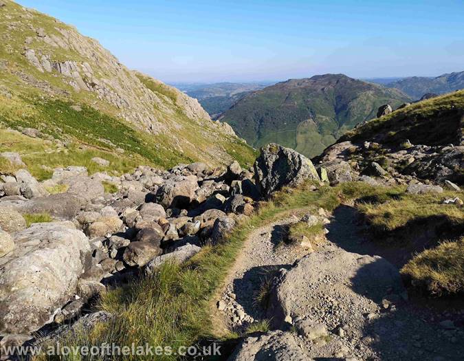 Starting the descent of Stickle Ghyll