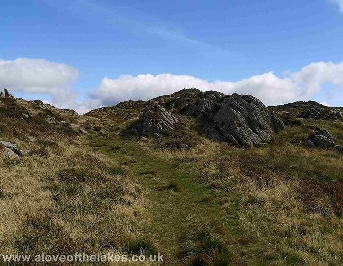 The summit approach path