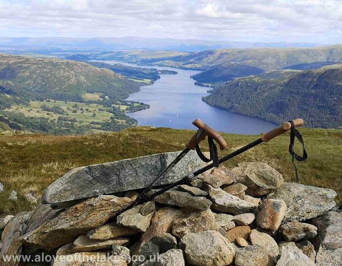 Looking along Ullswater