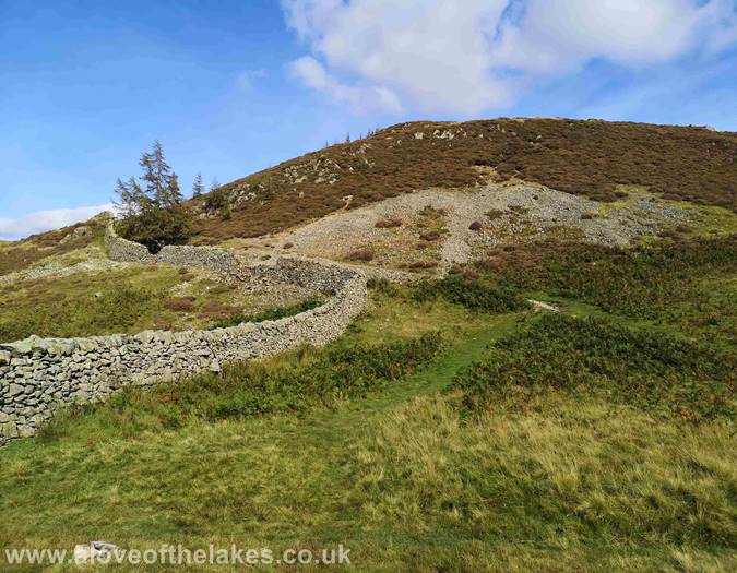 The start of the stony track