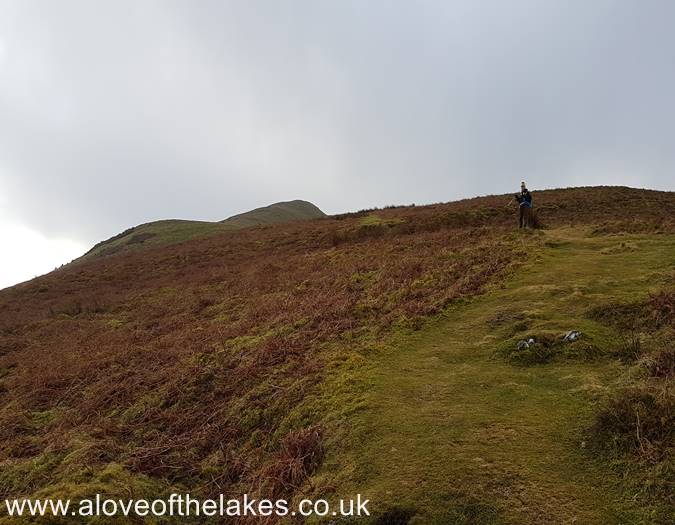 The summit comes into view