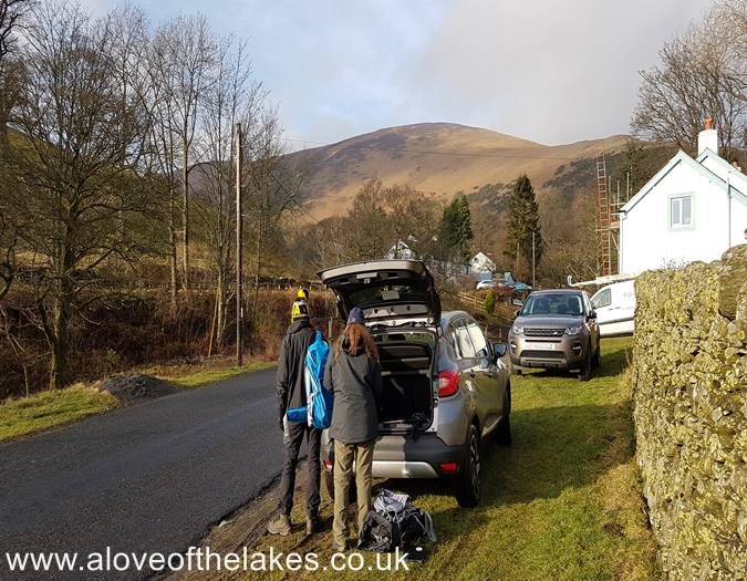 The start of the walk