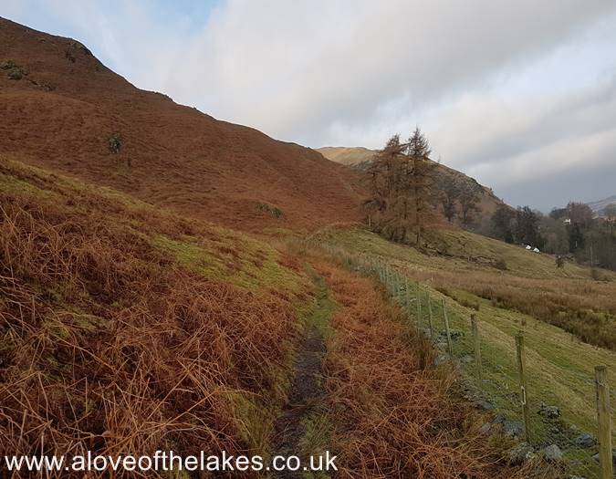 The start of the ridgeline