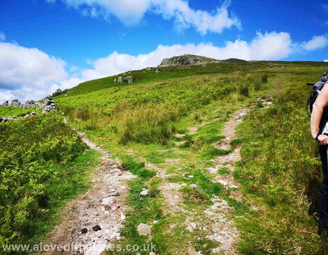 On the way to the summit