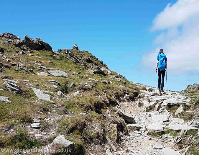 Approaching the summit