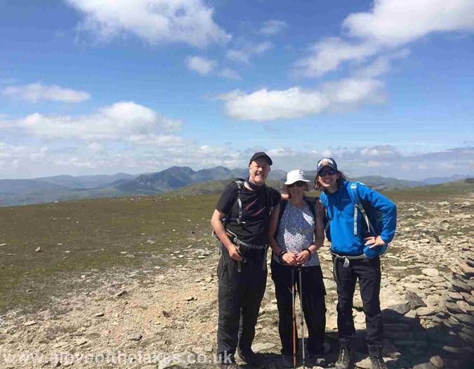 On the summit of Brim Fell