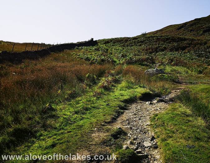 The path to Easdale Tarn
