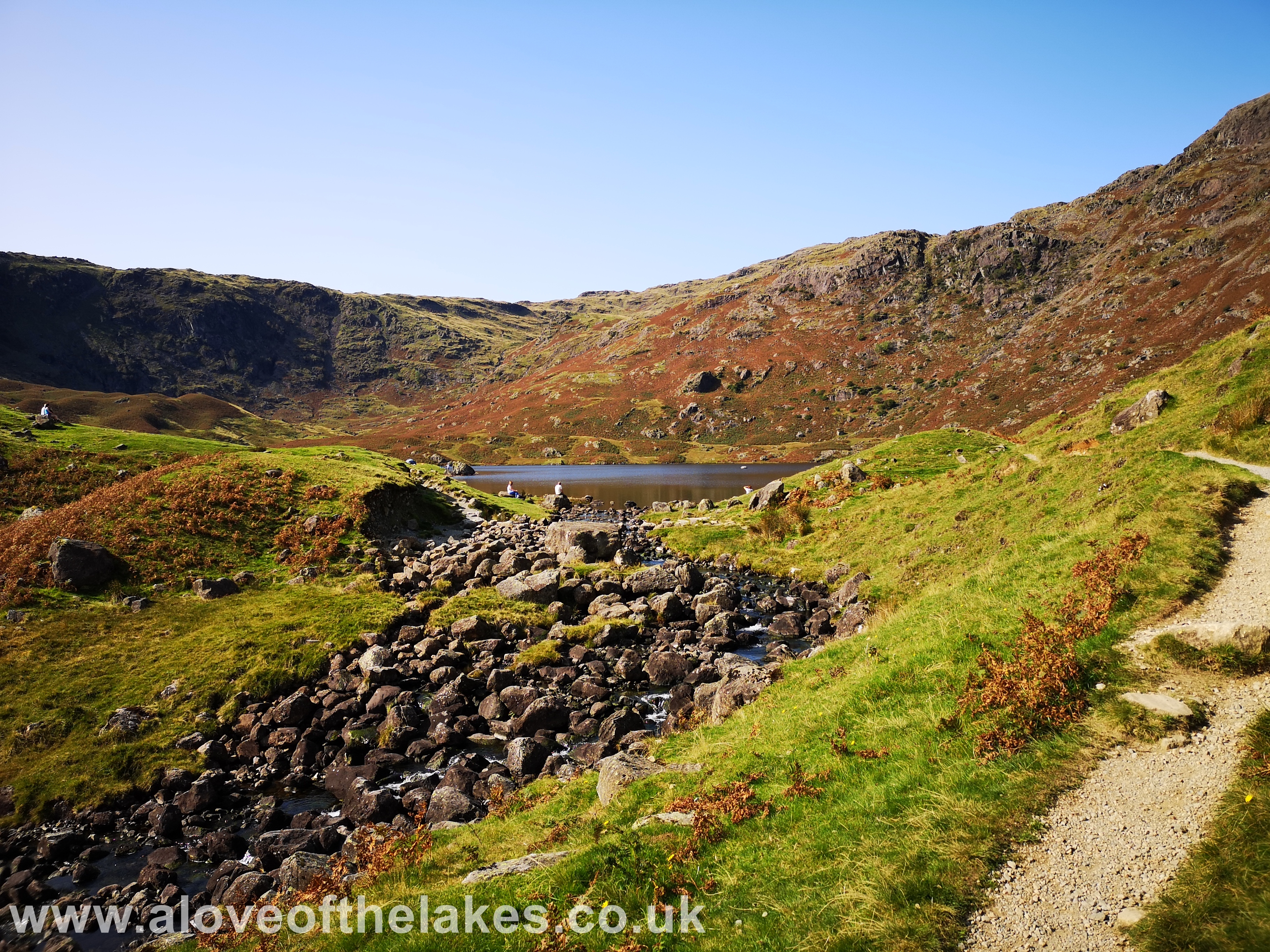 Approaching Easdale Tarn