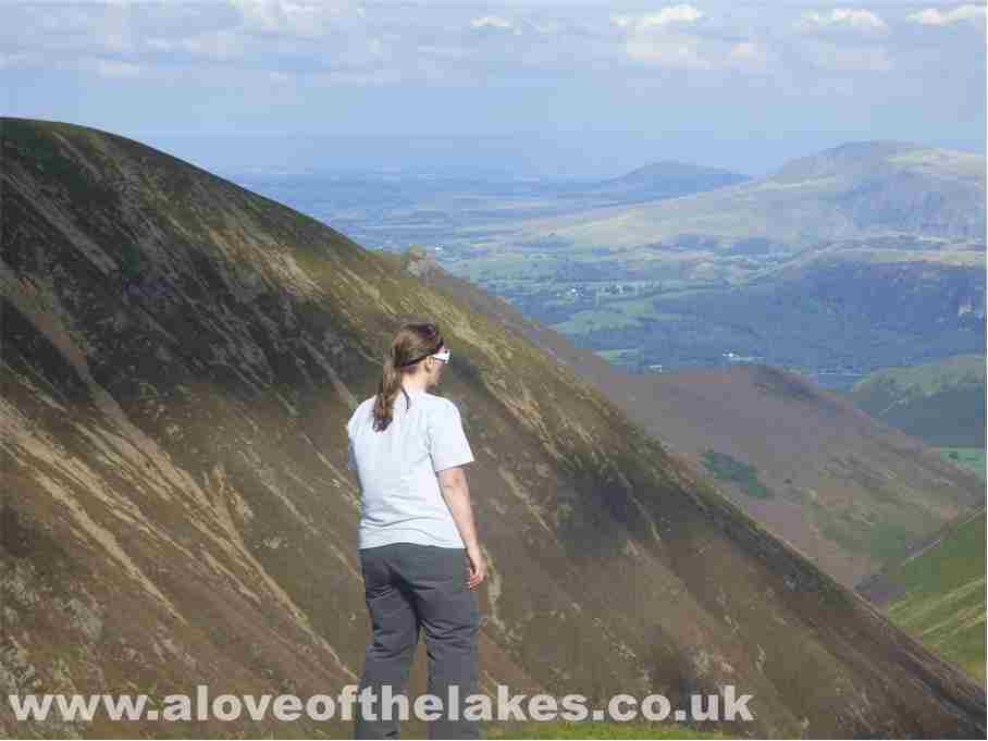 Sue on the summit of Wandope