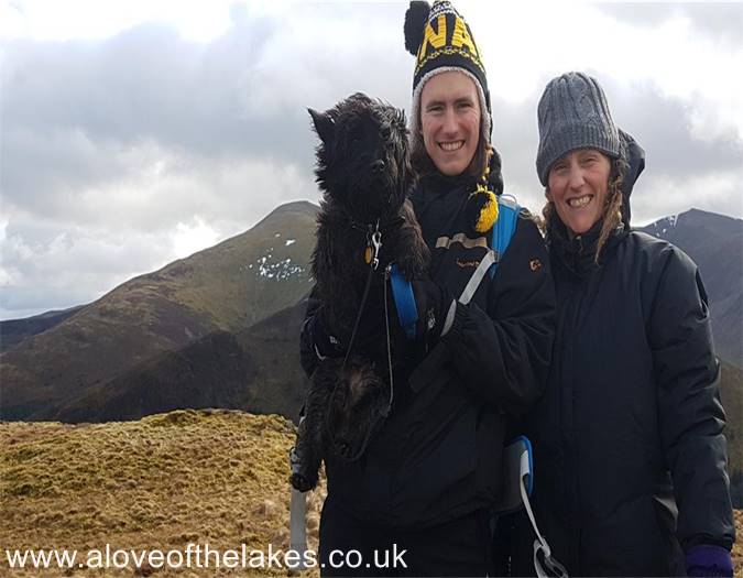 Sue and Ste on the summit
