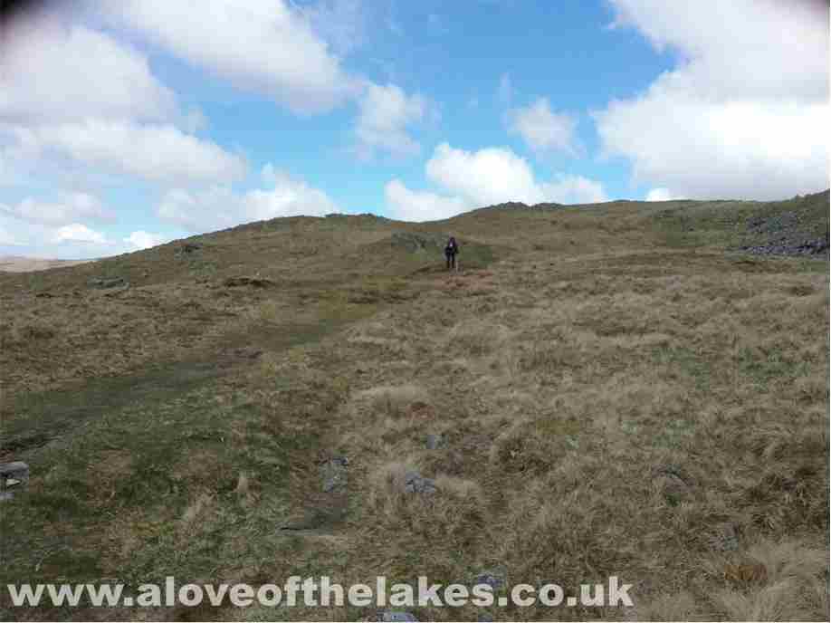 Approaching the summit of Whin Rigg